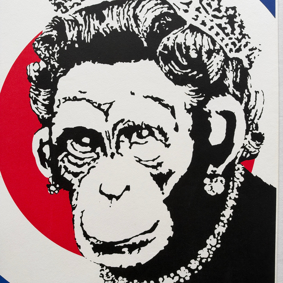 Banksy - Monkey Queen (Signed)