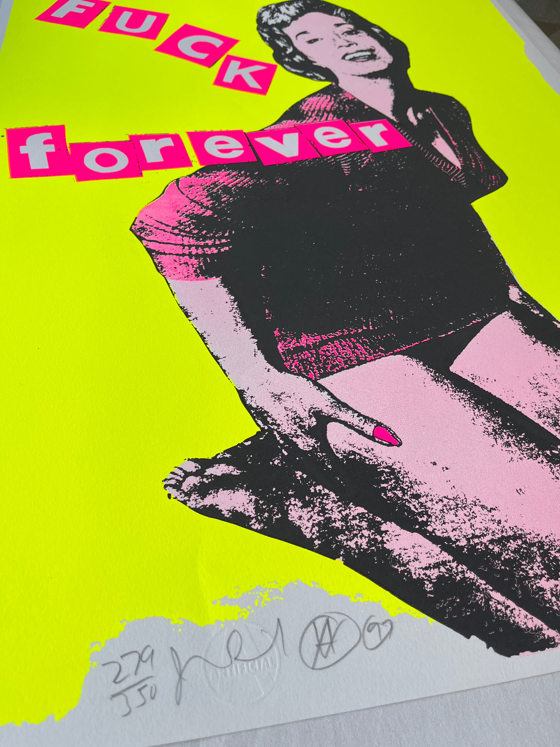 Jamie Reid - Fuck Forever (Yellow)