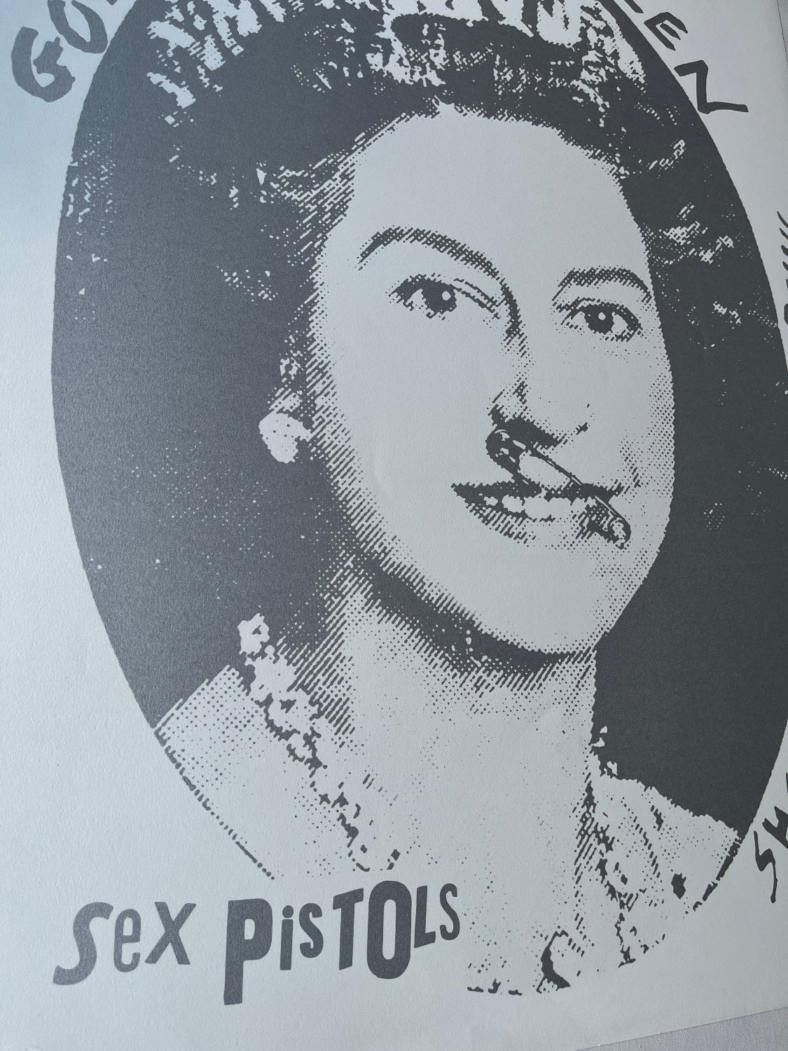 Jamie Reid - God Save The Queen (Silver & White)