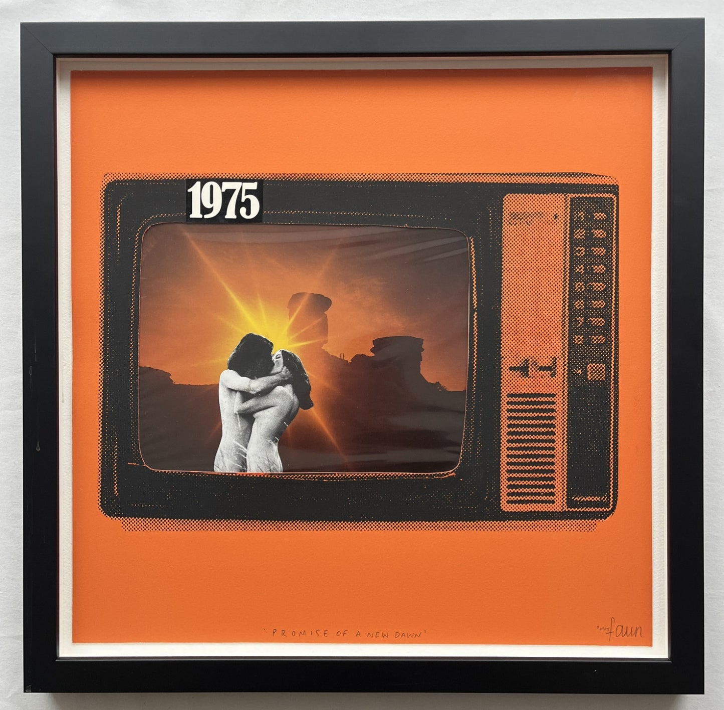 Poppy Faun - Promise Of A New Land (Framed Original Collage)