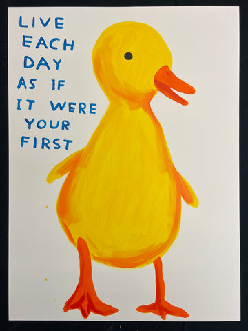 David Shrigley - Live Each Day As If It Were Your First