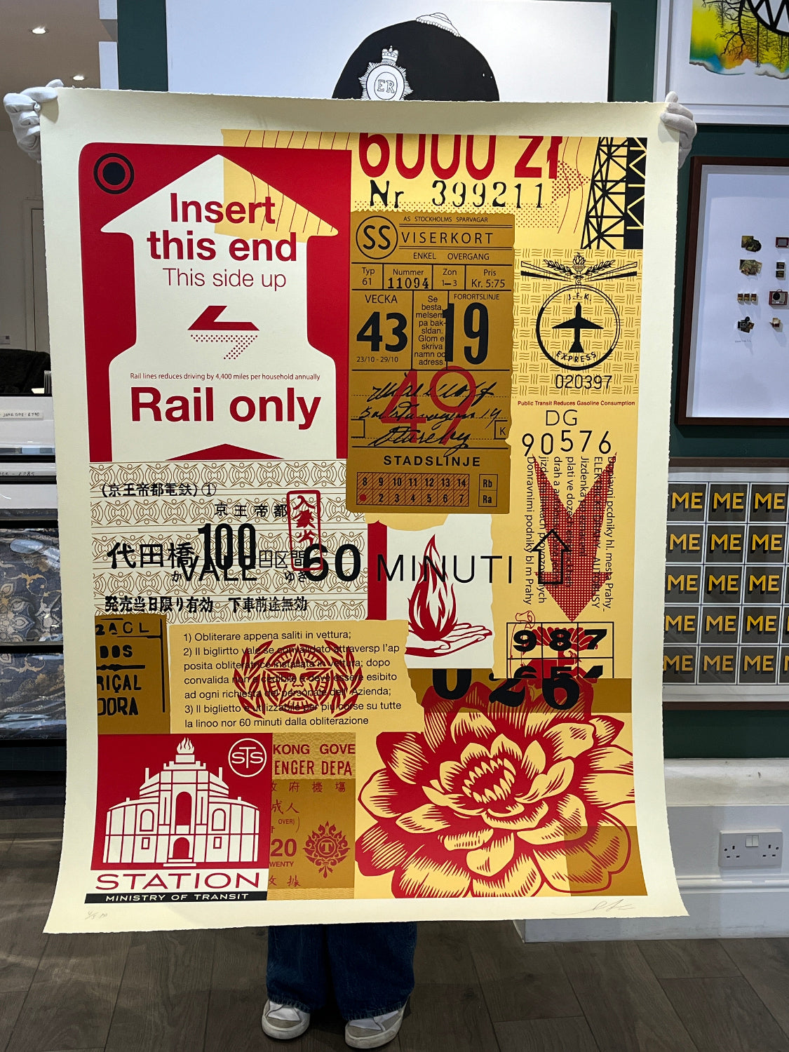 Shepard Fairey - Station To Station I (Large Format) (Printer's Proof)