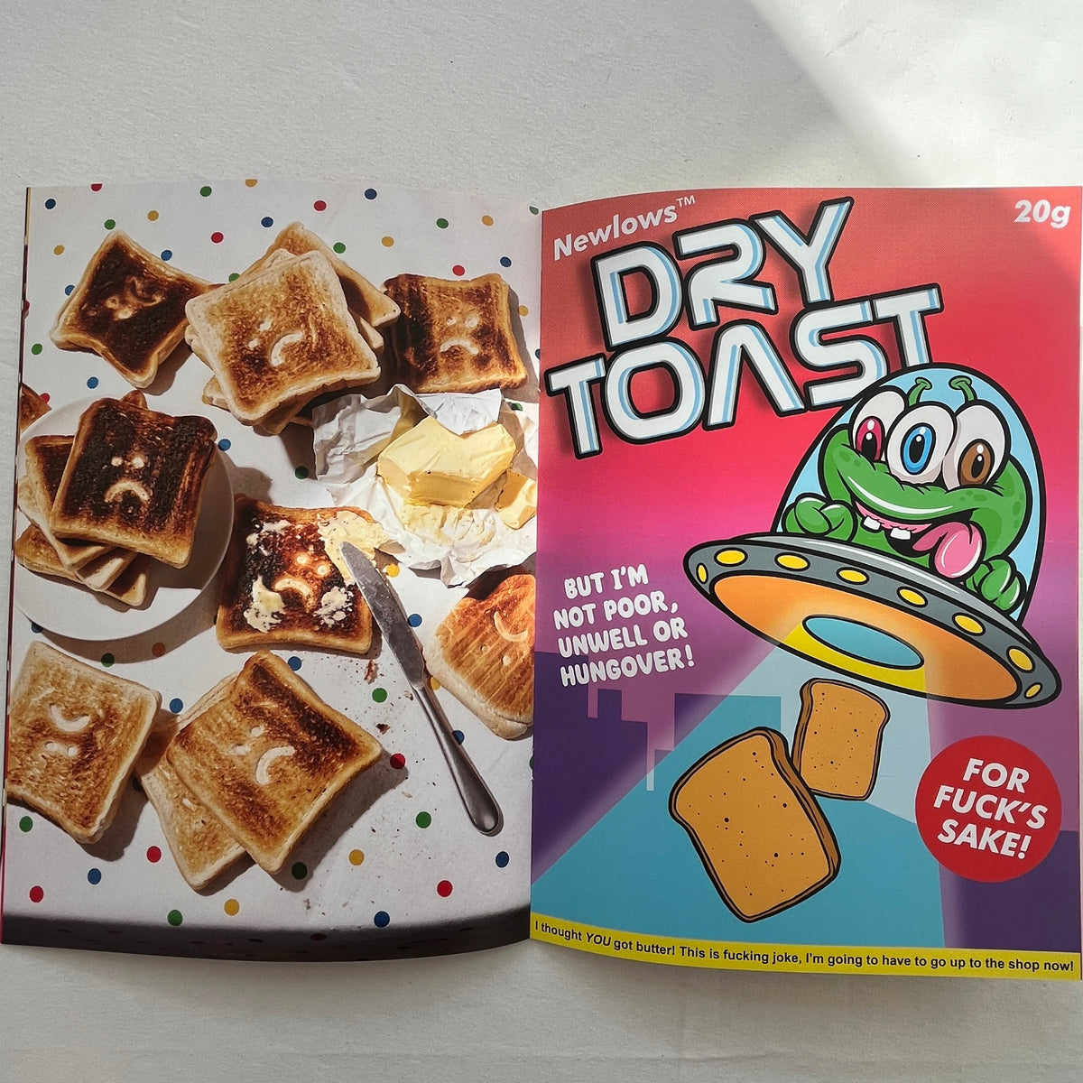 Ellis And Rory Ellis Parrinder & Rory McQueen - Breakfast Zine (Signed) – Prescription Art