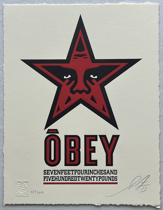 Shepard Fairey - Obey Star Letterpress
