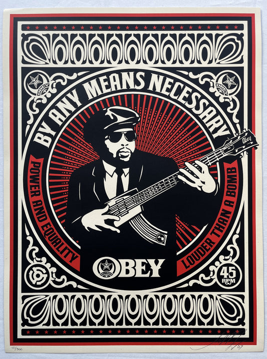 Shepard Fairey - By Any Means Necessary (Red)