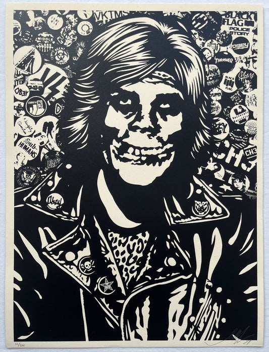 Shepard Fairey - Fiend Rocker (Black) (Misfits)