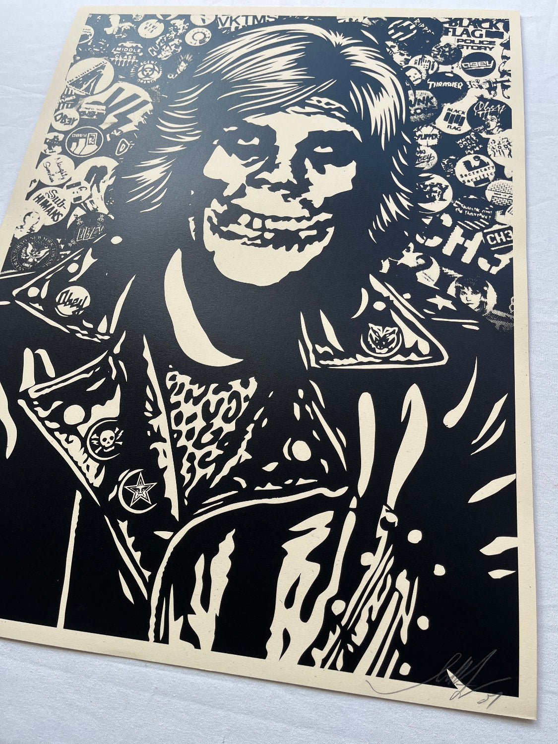 Shepard Fairey - Fiend Rocker (Black) (Misfits)