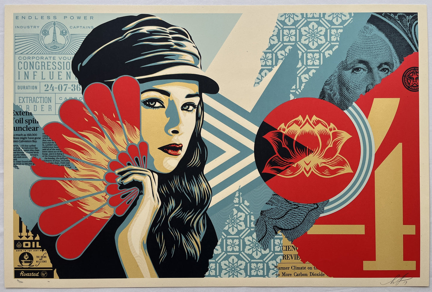 Shepard Fairey - Fan The Flames (Large Format)