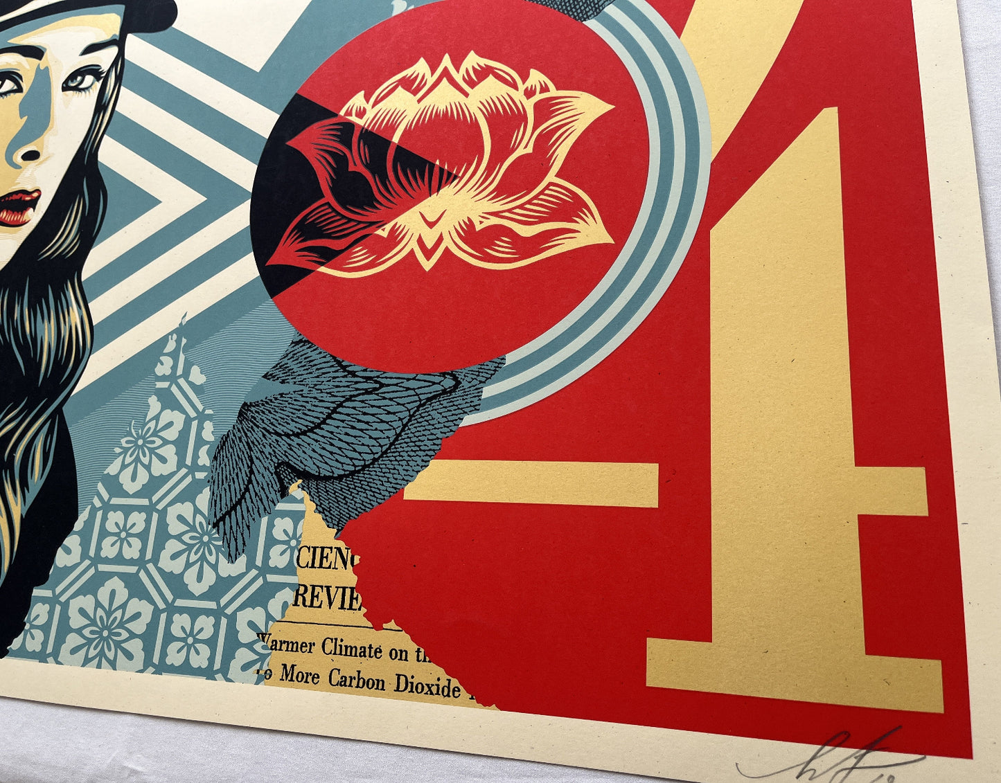 Shepard Fairey - Fan The Flames (Large Format)