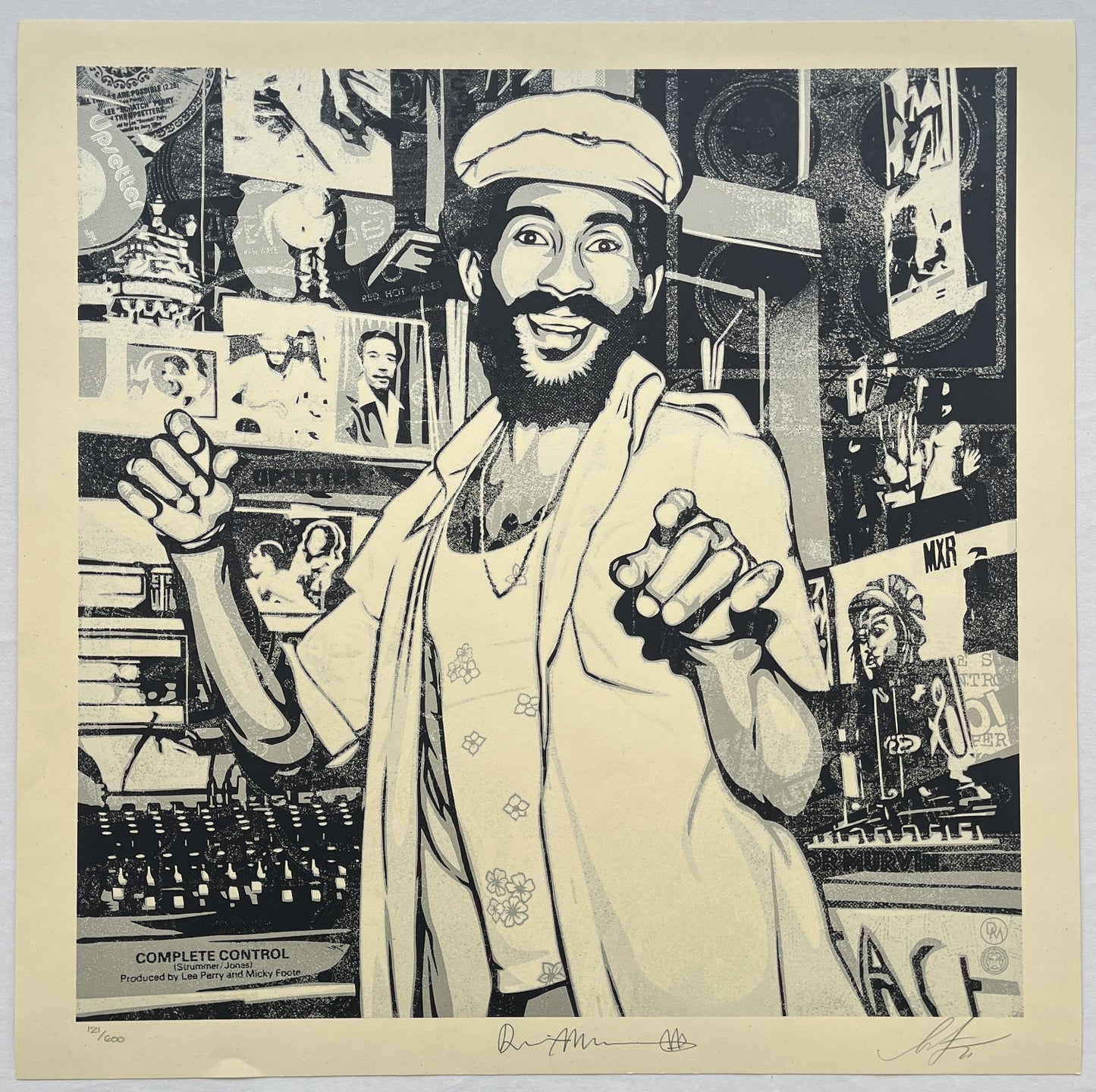 Shepard Fairey & Dennis Morris - Scratch On The Wire (Lee Scratch Perry)