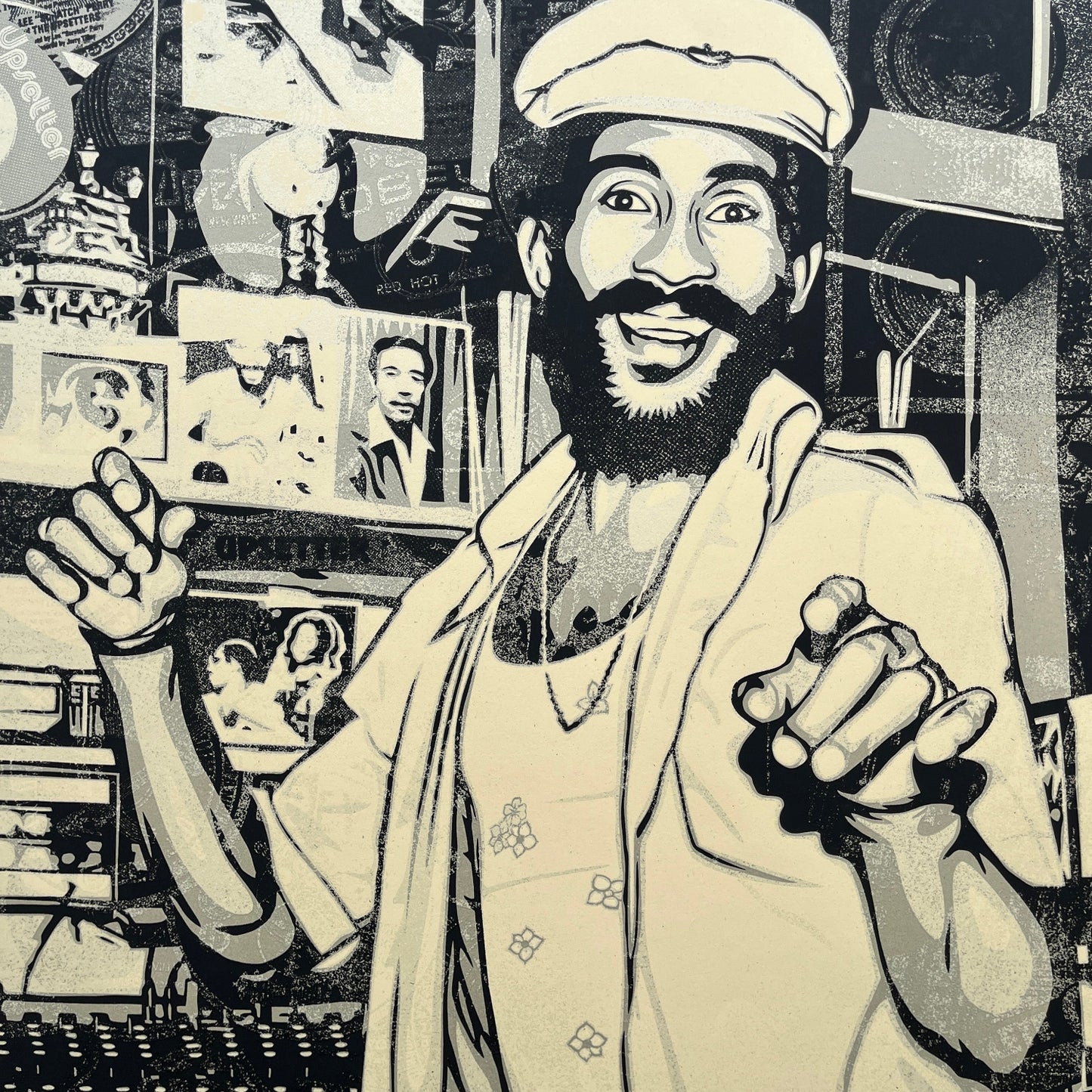 Shepard Fairey & Dennis Morris - Scratch On The Wire (Lee Scratch Perry)