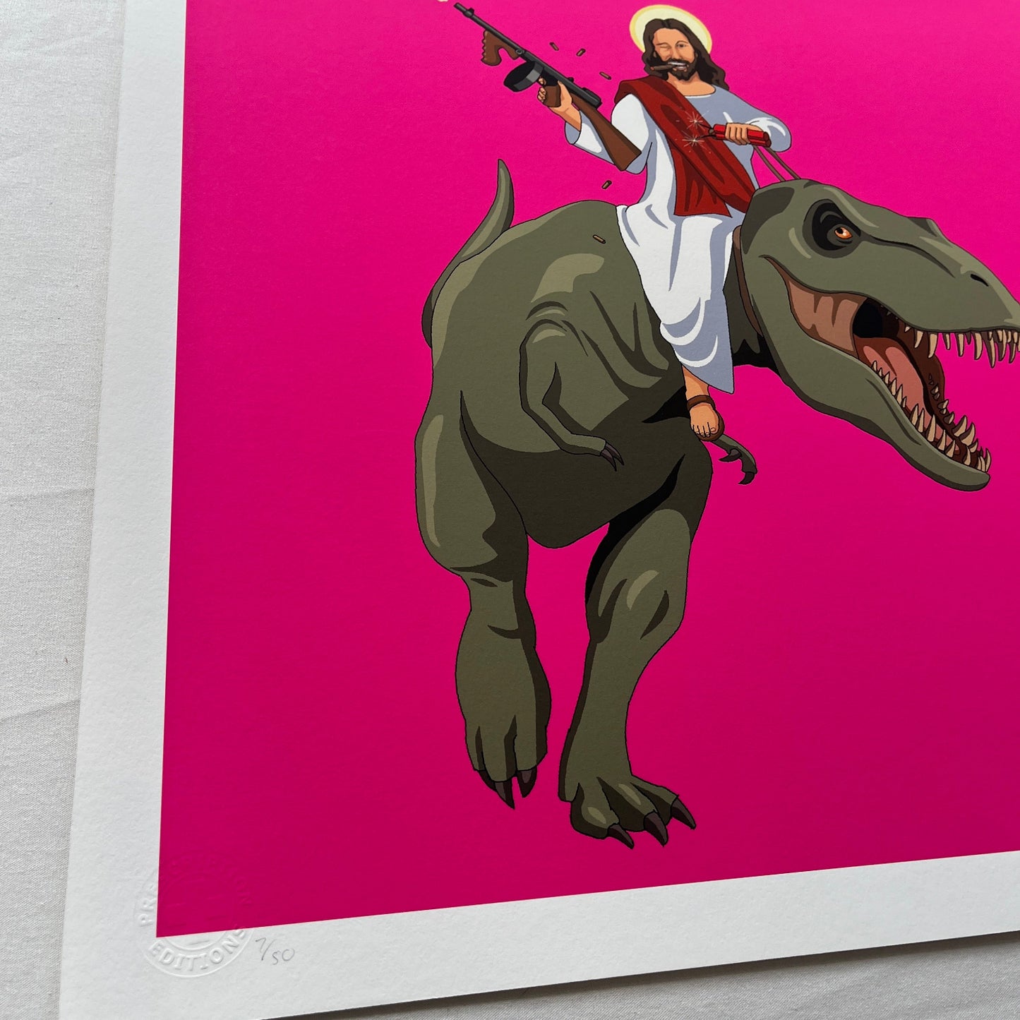 Jim'll Paint It - Jesus Returns (Pink)