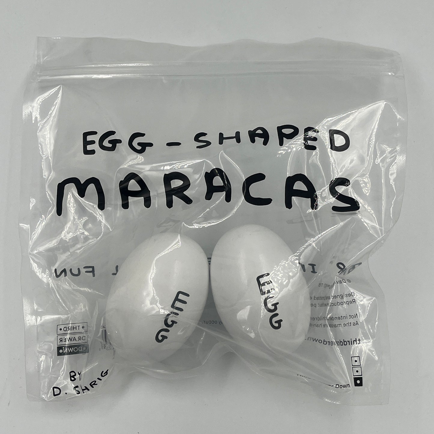 David Shrigley - Egg-shaped Maracas