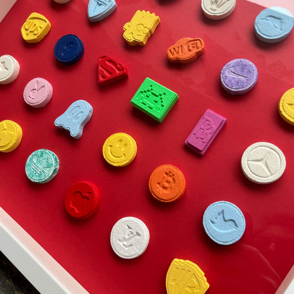 Dean Zeus Colman - 36 Pills (Framed - Different Colour Options)