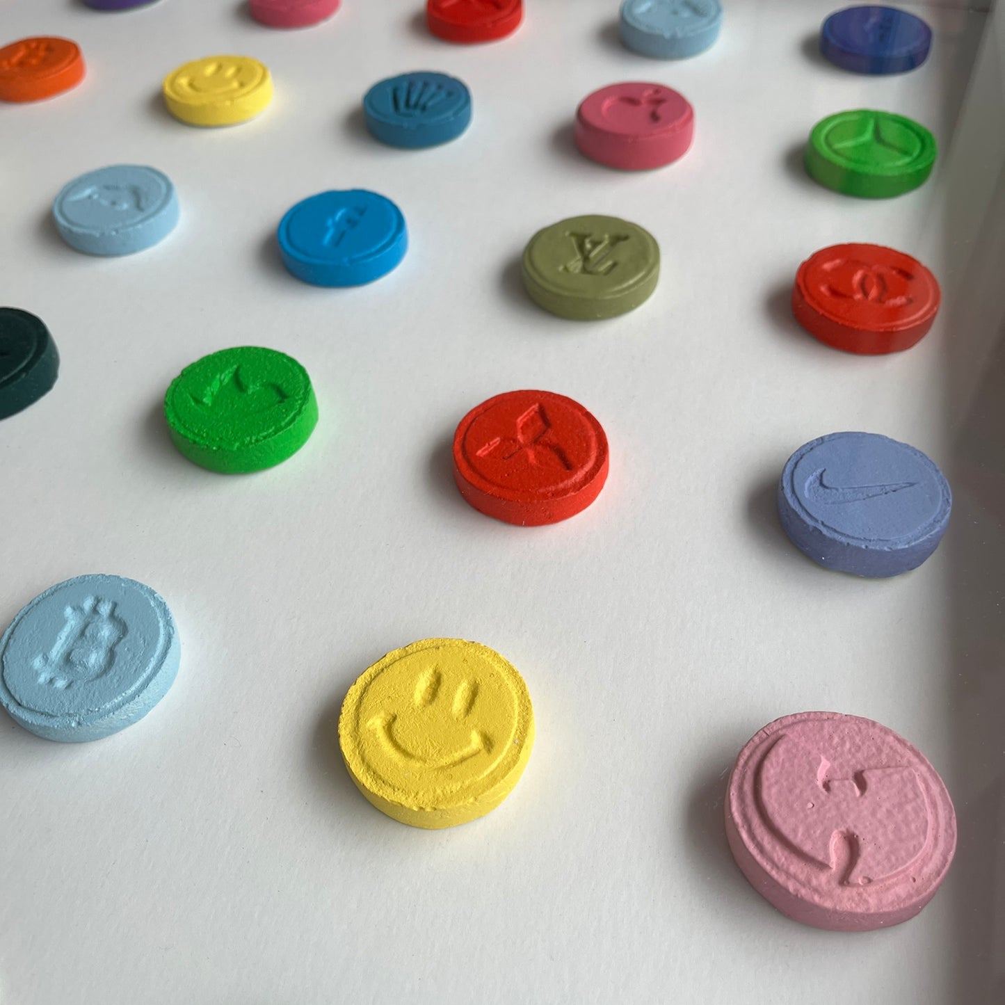 Dean Zeus Colman - 36 Pills (Hirst Edition) (Framed)