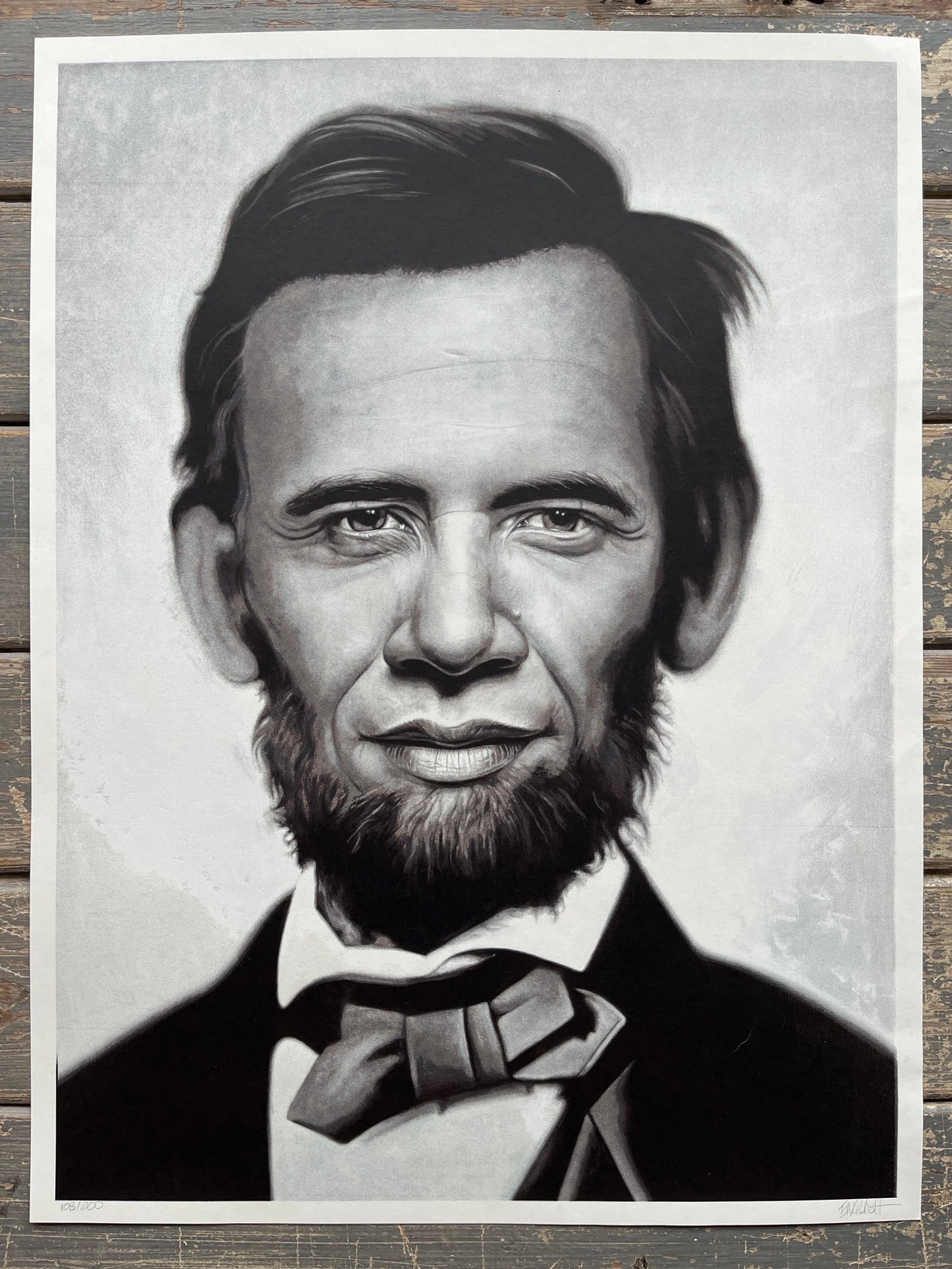 Ron English - Abraham Obama