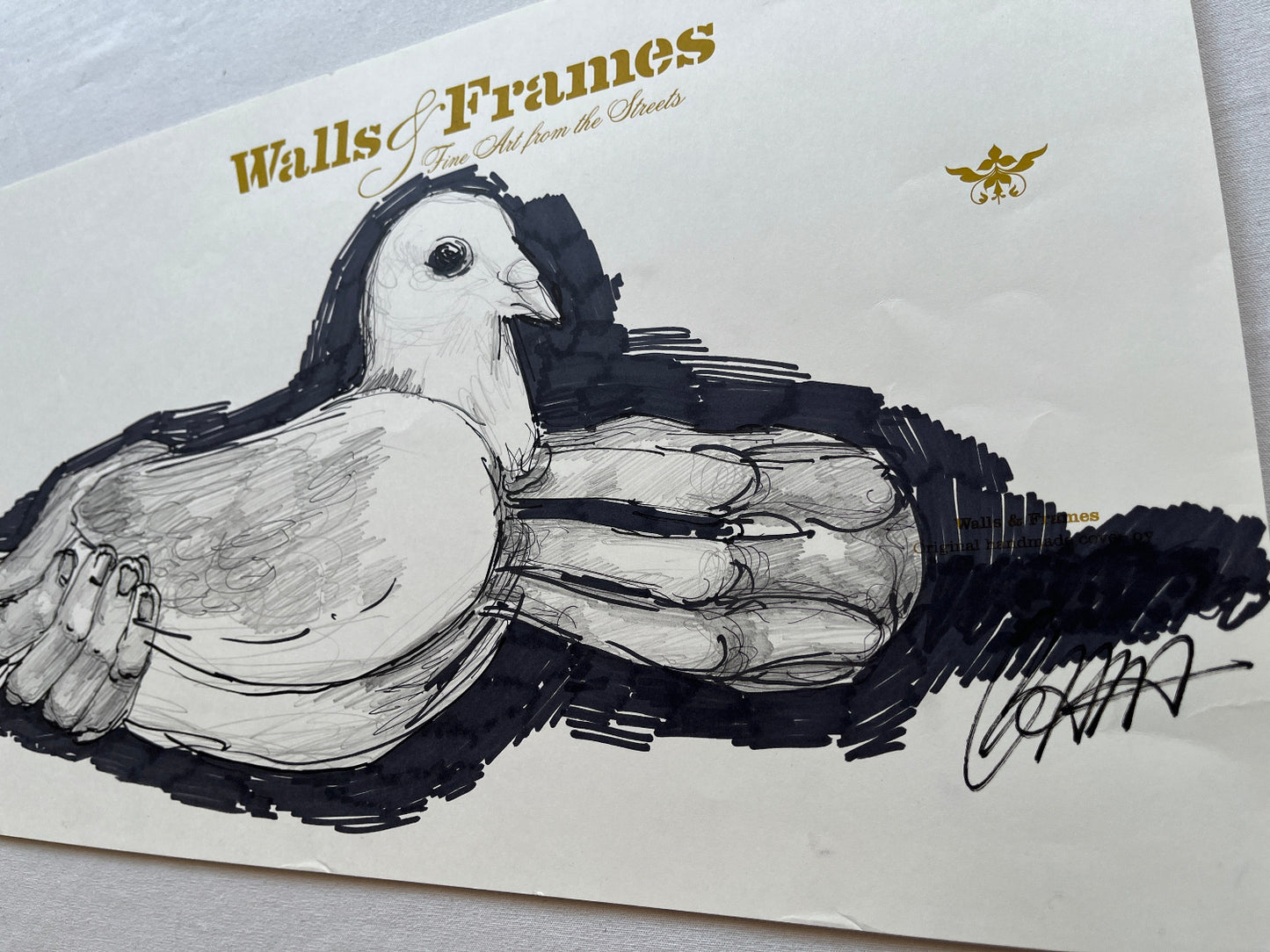 Gaia - Walls & Frames (Original Painting on Book Jacket)