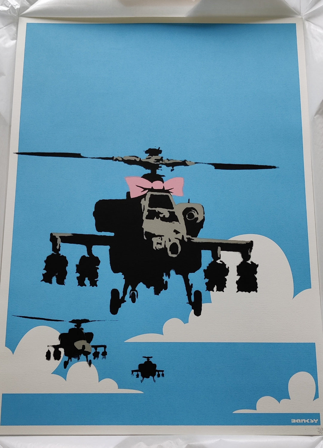 Banksy - Happy Choppers (Unsigned)