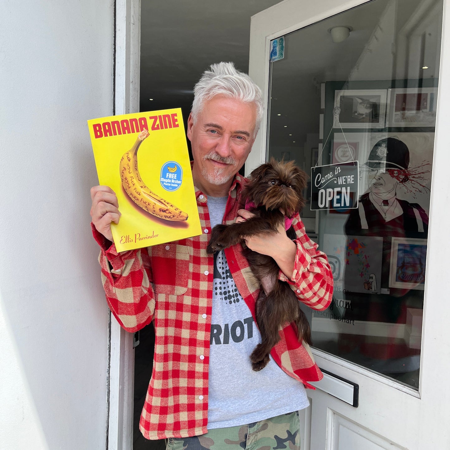 Ellis Parrinder - Banana Zine (With Magda Archer Poster)