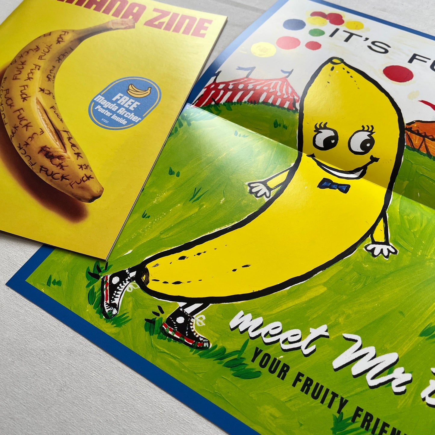 Ellis Parrinder - Banana Zine (With Magda Archer Poster)