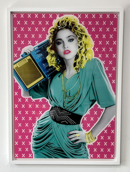 The Postman - Madonna (A2 / A1 Framed Acrylic)