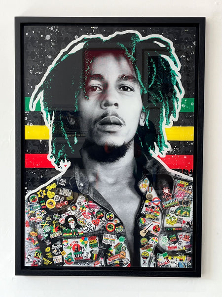 The Postman - Bob Marley (A2 / A1 Framed Acrylic)