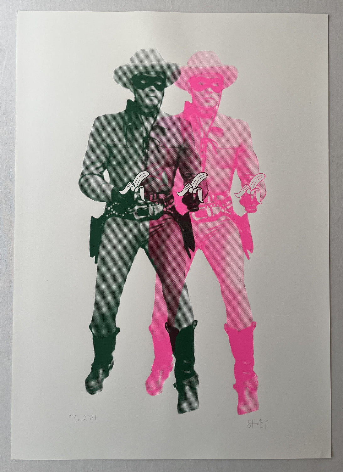 Shuby - Lone Ranger (Green & PInk)