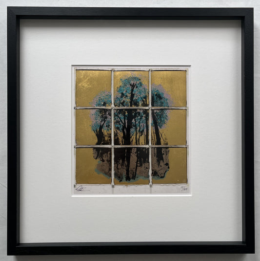 Andrew Millar - Gilded Forest (Framed Composite Polaroids)