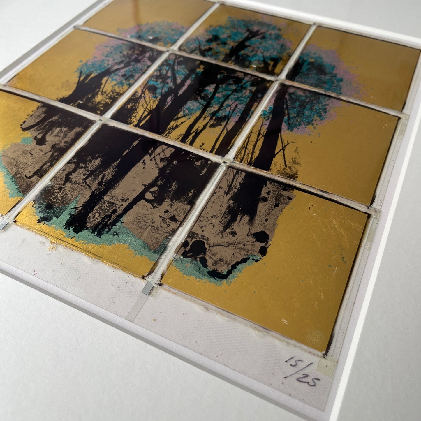Andrew Millar - Gilded Forest (Framed Composite Polaroids)