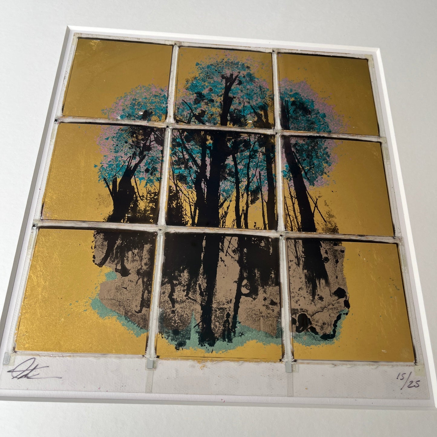 Andrew Millar - Gilded Forest (Framed Composite Polaroids)