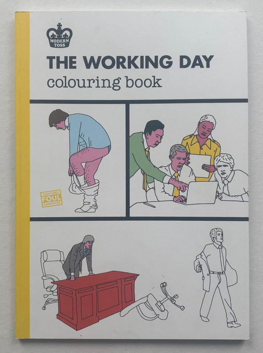 The Working Day Colouring Book - Modern Toss