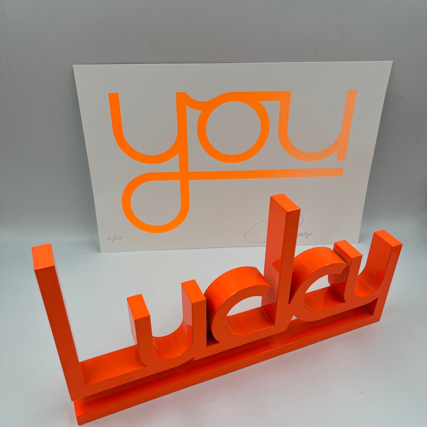 Gary Stranger - Lucky (You) - Sculpture & Screenprint