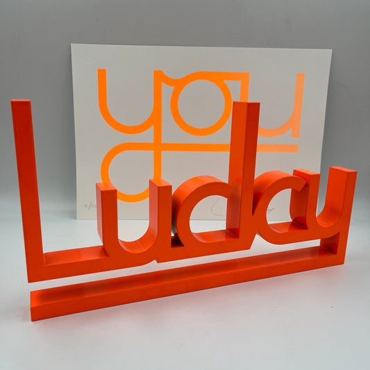 Gary Stranger - Lucky (You) - Sculpture & Screenprint
