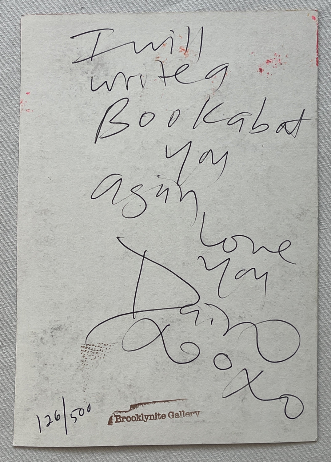 DAIN - Lipstick Heidi (Signed Brooklynite Snub-Nose Print)