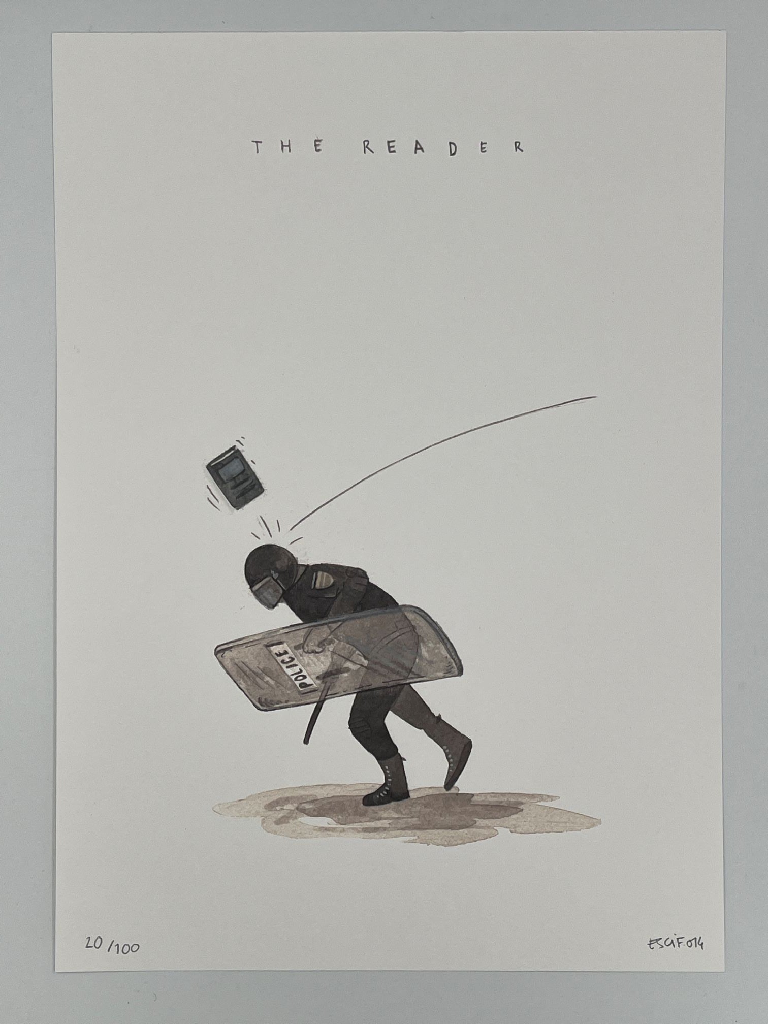 Escif - The Reader