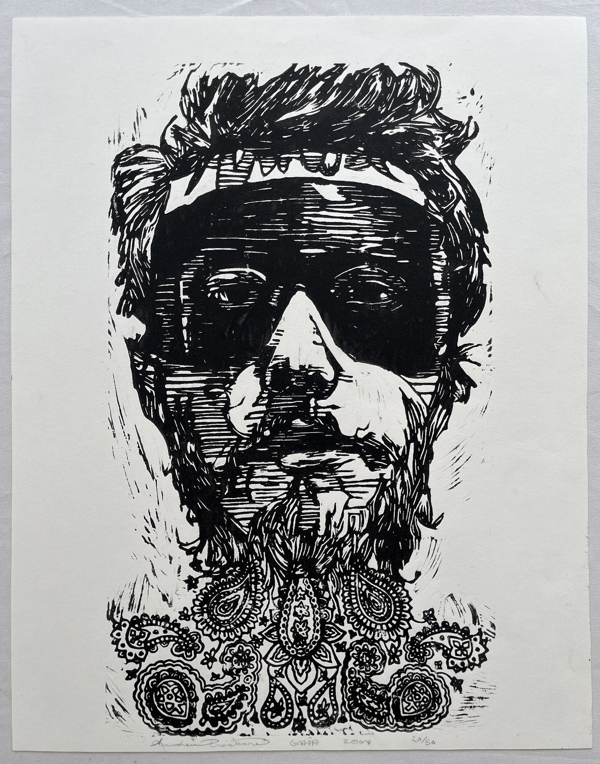 Gaia - Ian (Signed Linocut)