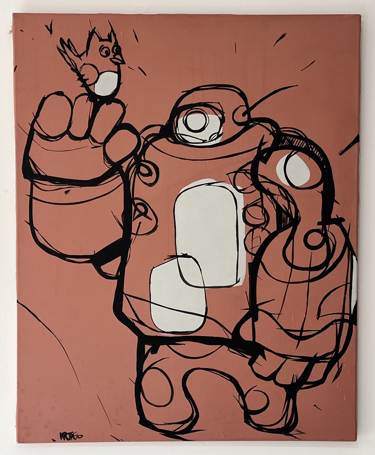 Mr Jago - Robot With Bird
