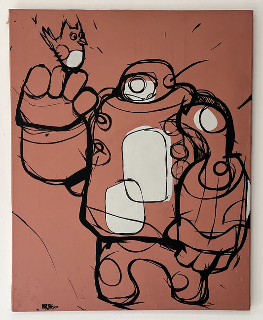 Mr Jago - Robot With Bird