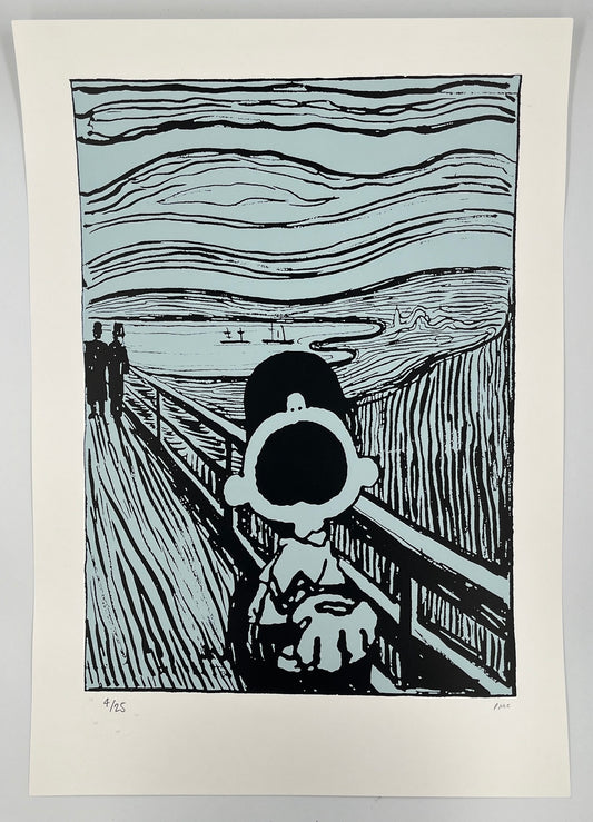 Mandy Doubt - Charlie Brown Scream (Blue)