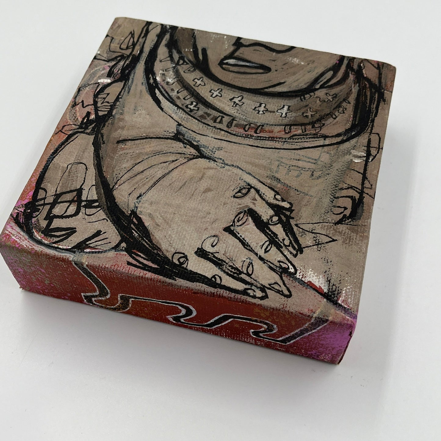 Cyclops (Lucas Price) - Untitled (Unique mini canvas)