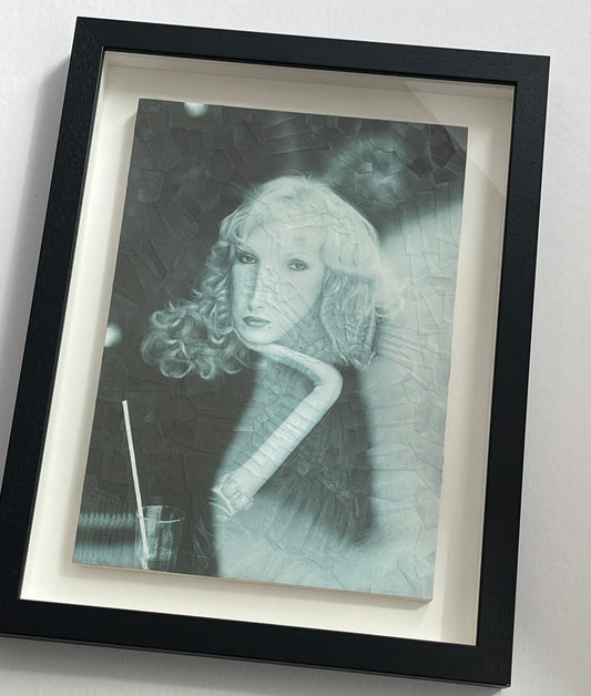 Lola Dupré - Candy Darling (Framed Original Collage)