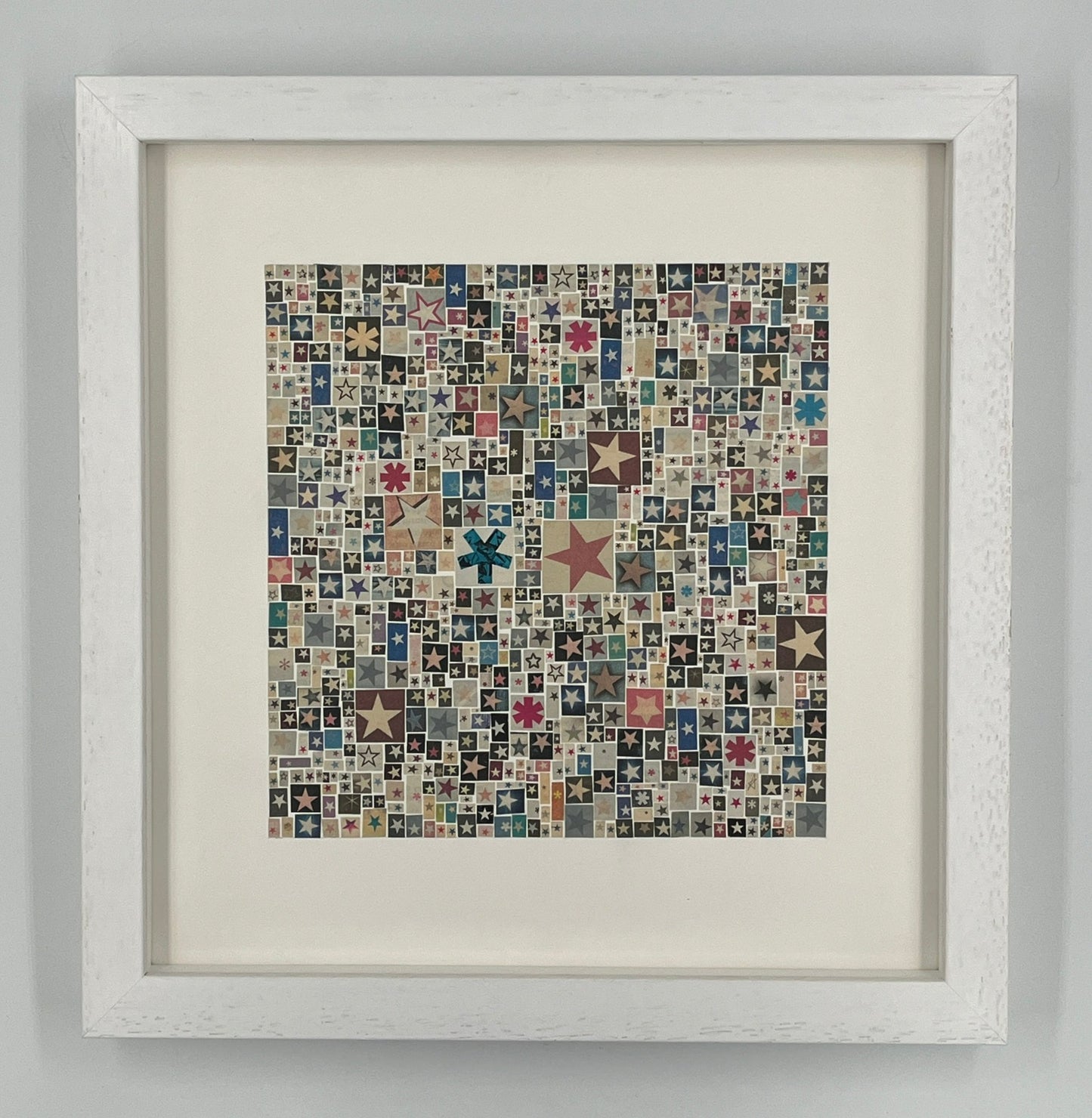 Alex Dipple - Stars 5 (Framed Original Collage)