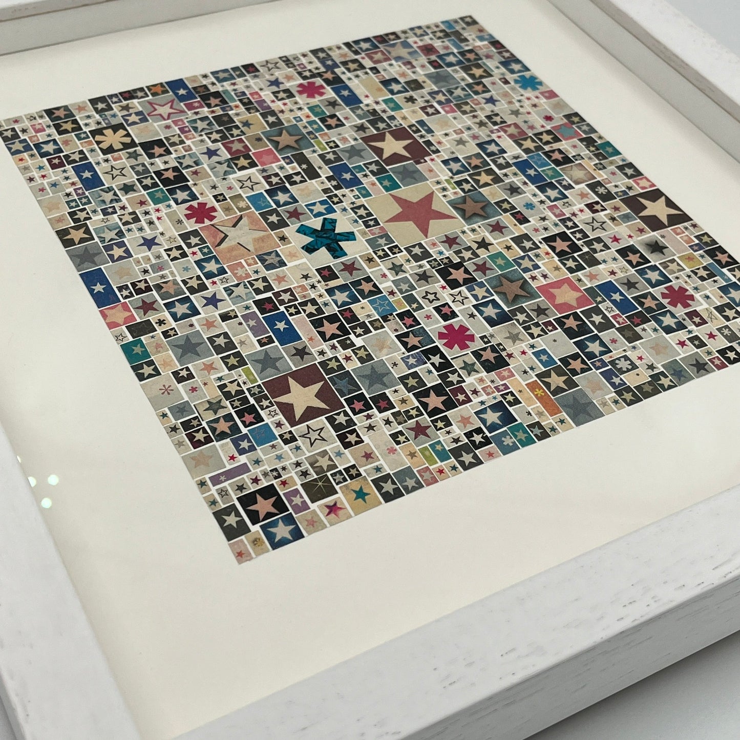 Alex Dipple - Stars 5 (Framed Original Collage)