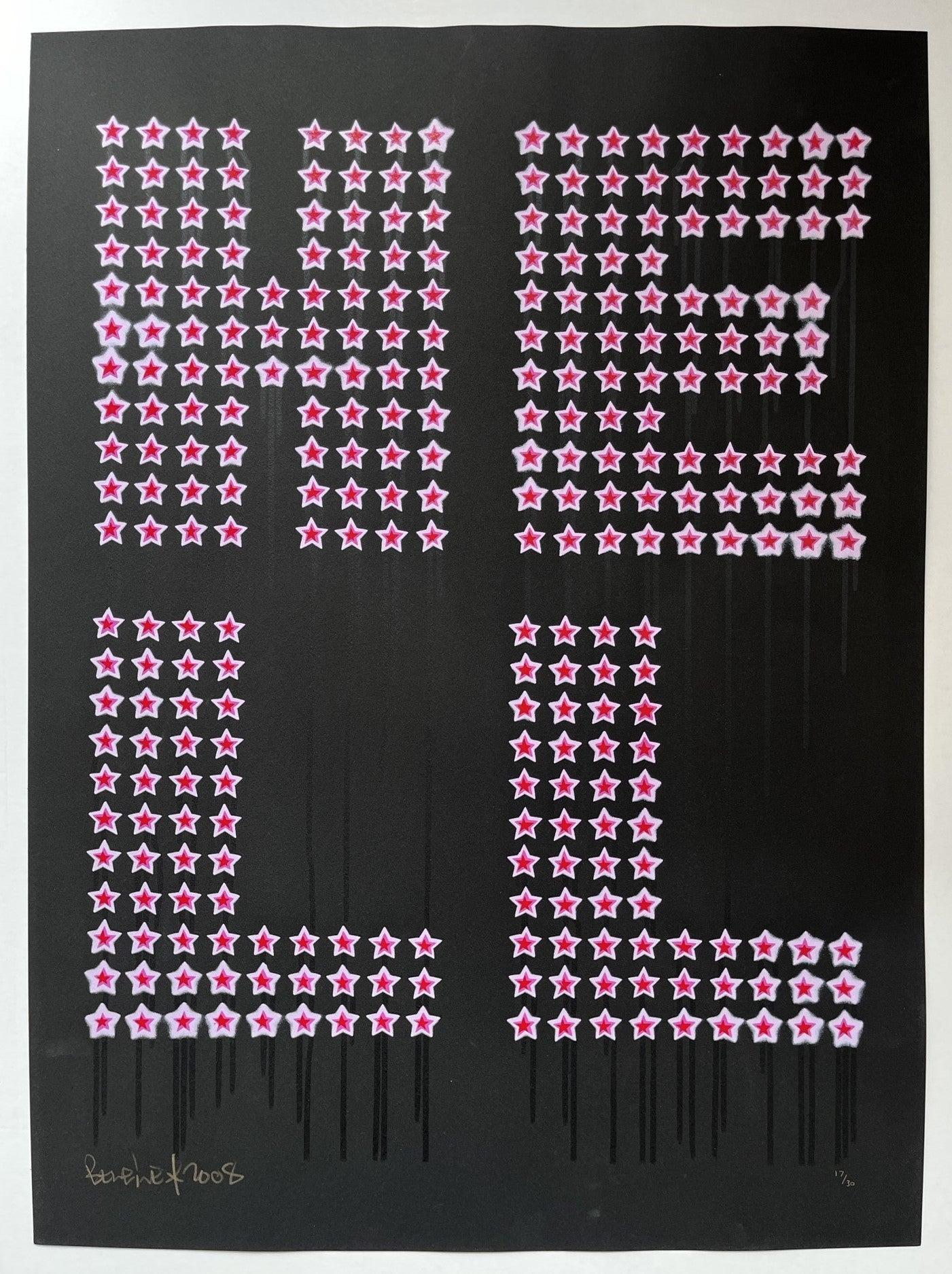 Ben Eine - Hell (Pink)