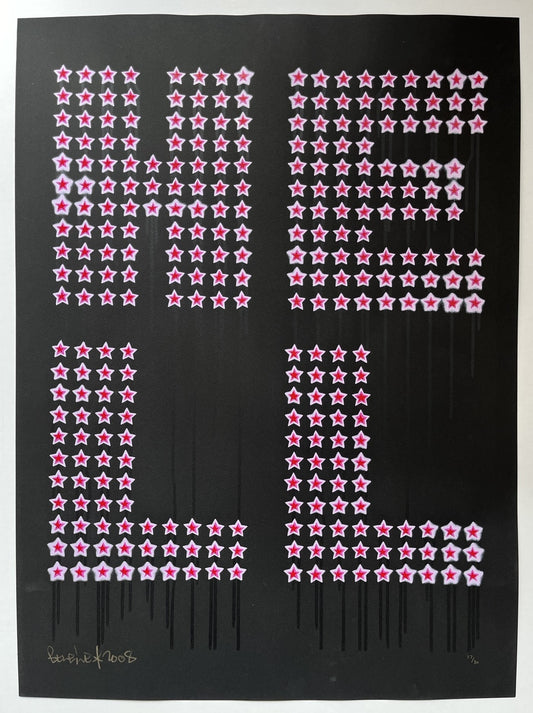 Ben Eine - Hell (Pink)