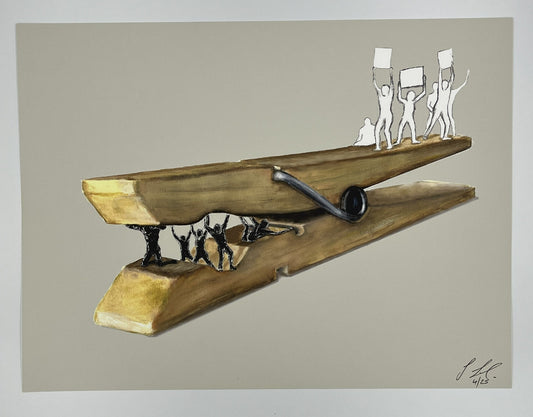 Simon Shepherd - In The Balance (Signed Print)