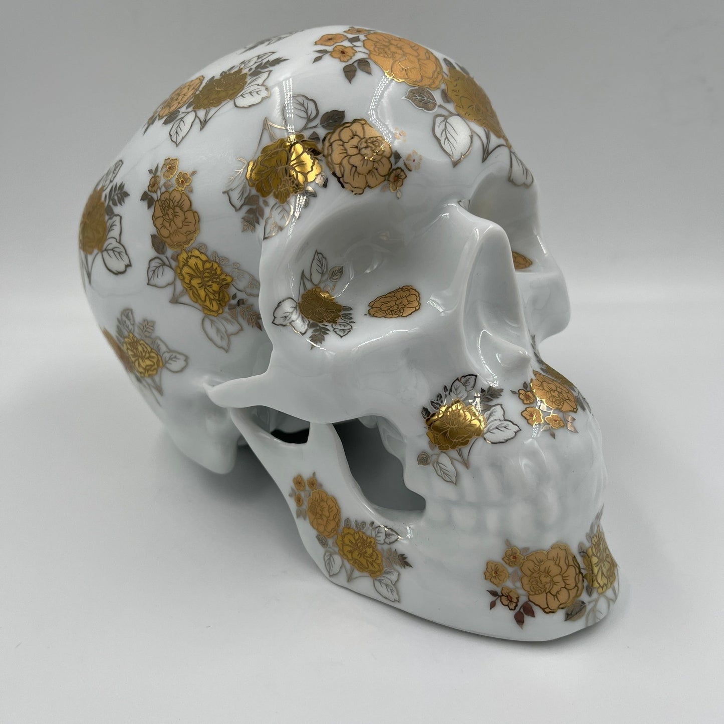 NOON - Skull Gold Flowers