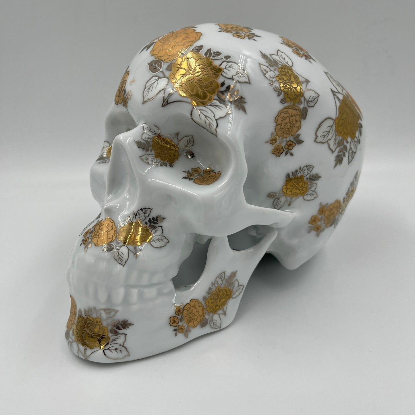 NOON - Skull Gold Flowers
