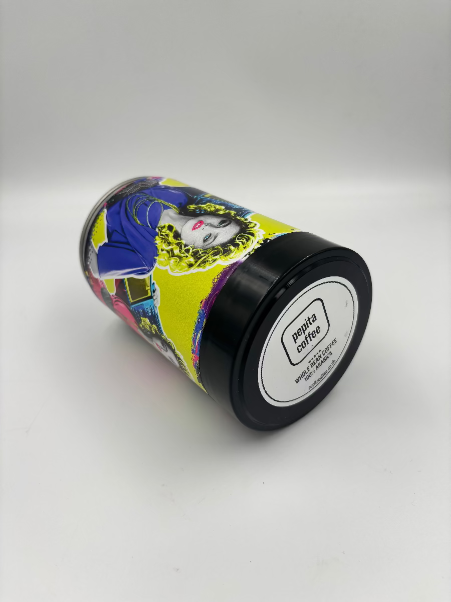 Pepita Collectable Art Coffee Tin - Whole Bean (Chemical X, The Postman, Jamie Eke)