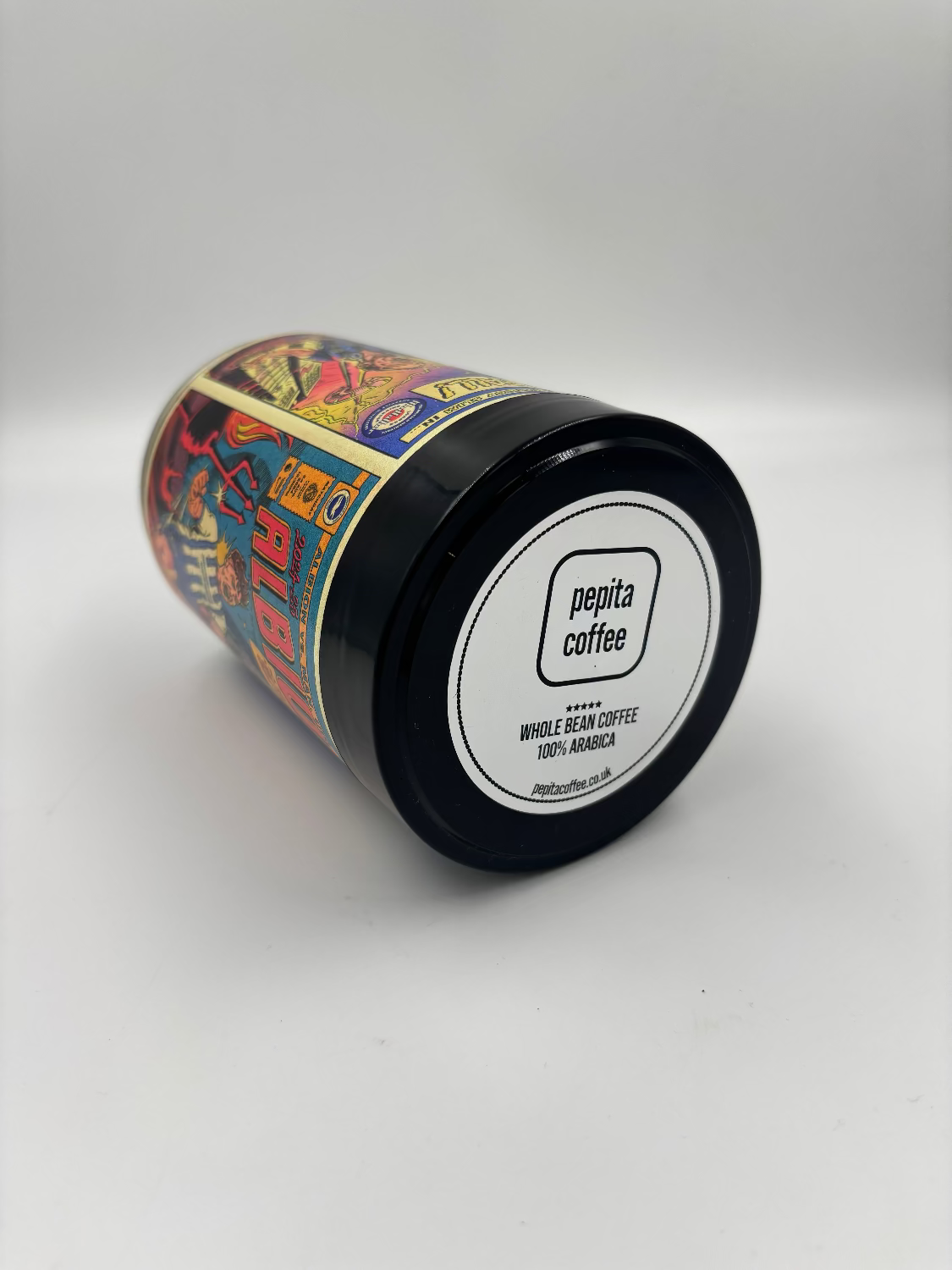 Pepita Collectable Art Coffee Tin - Whole Bean (Chemical X, The Postman, Jamie Eke)